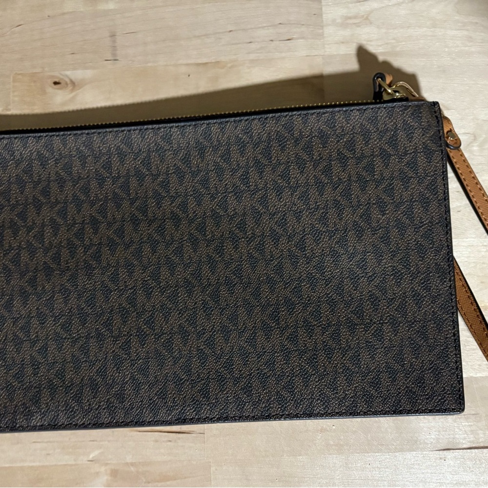 Brown Monogram Clutch